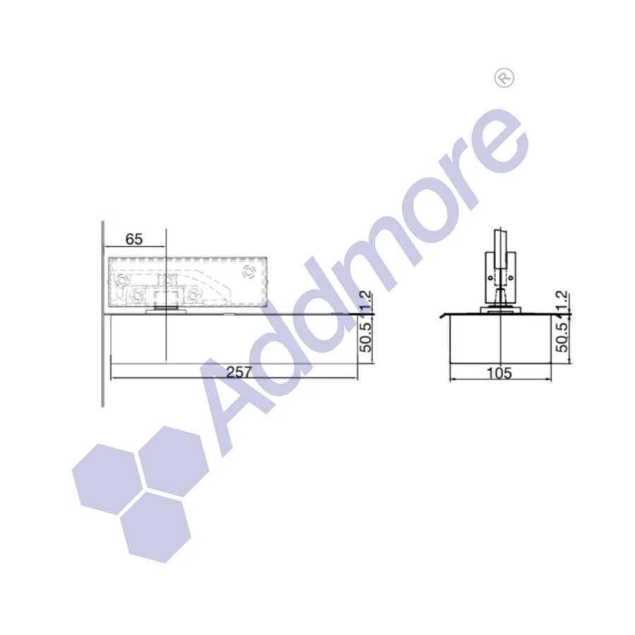 AFS-6600 dimension drawing
