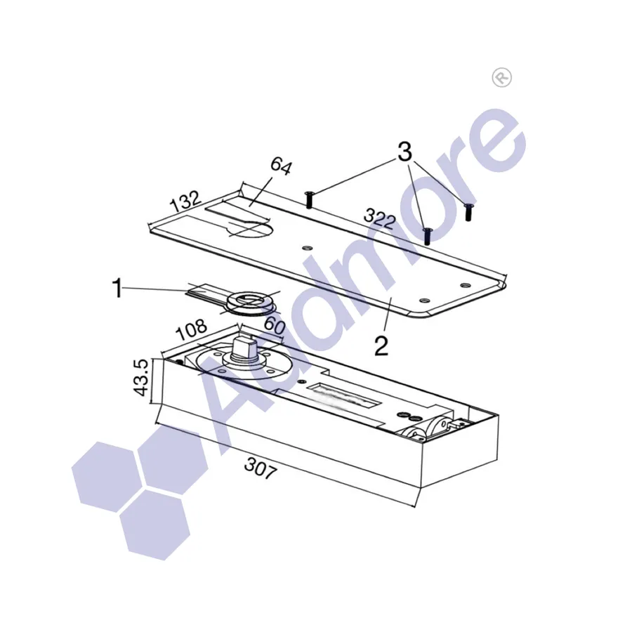 AFS-9400 dimension drawing